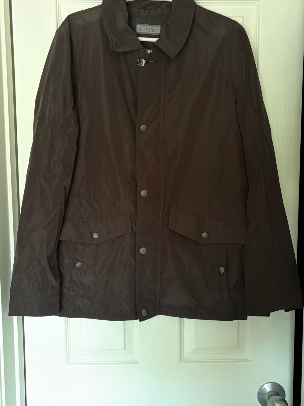 Men's black Lightweight Button Jacket